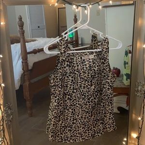 Leopard Print Faded Glory Tank